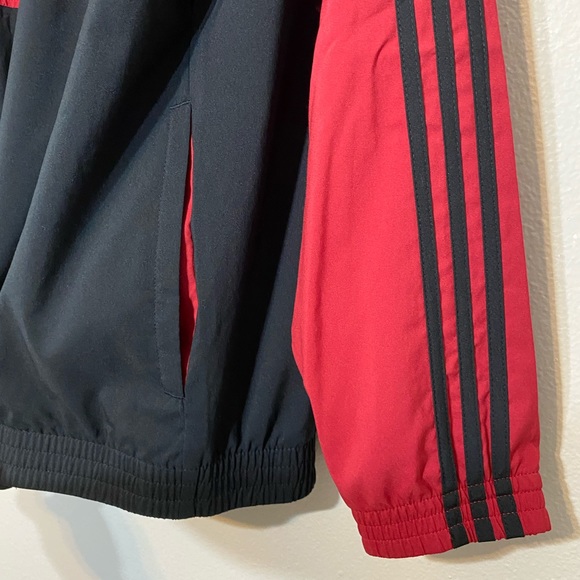 Adidas Track Jacket Windbreaker Hoodie Colorblock - Picture 4 of 12